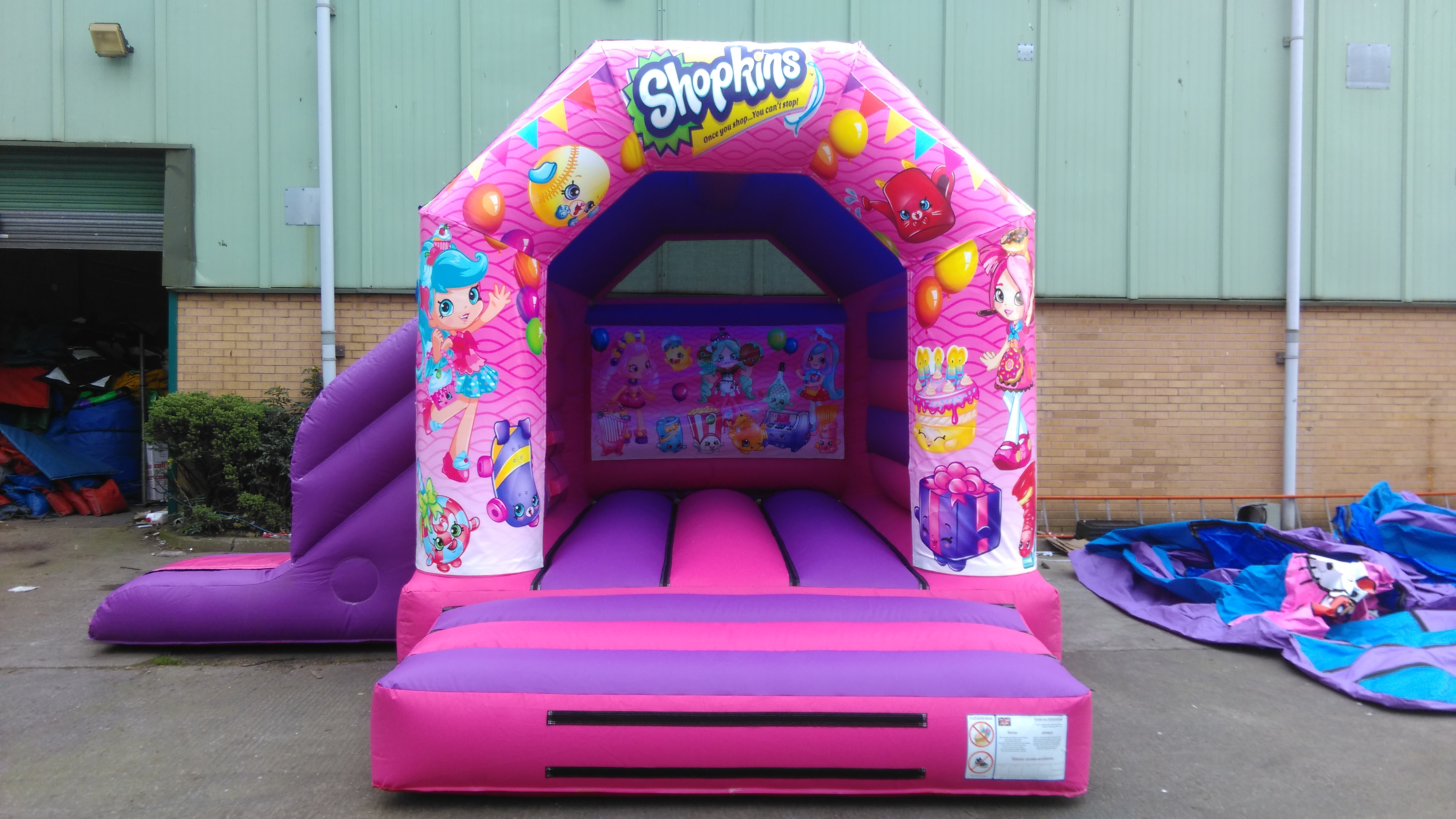 Shopkins bouncy castle hire liverpool